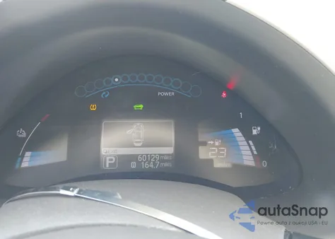 2012 Nissan Leaf Sl z USA, uszkodzony, nr VIN JN1AZ0CP8CT021137